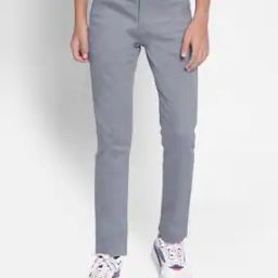 Slim Fit Trousers with Insert Pockets-38