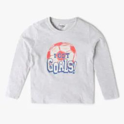 Boys Typographic Print Relaxed Fit Crew-Neck T-Shirt-image-29