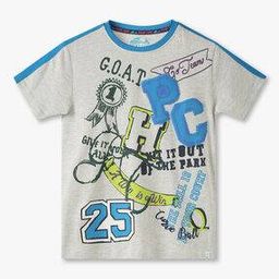 Boys Graphic Print Relaxed Fit Round-Neck T-Shirt-image-95
