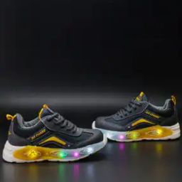 Boys Colourblock Running Sports Shoes-63