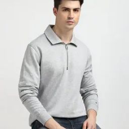 Men Heathered Regular Fit Sweatshirt-image-25