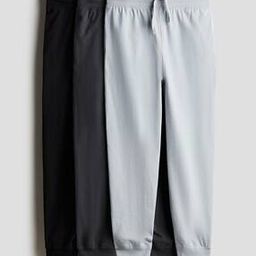 Boys Pack of 3 Straight Joggers with Drawstring Waist-30