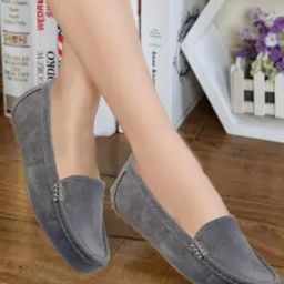 Solid Moccasins Casual Shoes-image-4