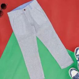 Boys Cotton Mid Rise Trousers-image-64