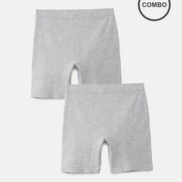 Pack of 2 Boyshorts with Elasticated Waist-26