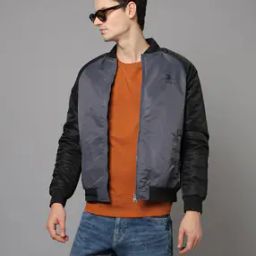 Men Regular Fit Zip-Front Jacket-18