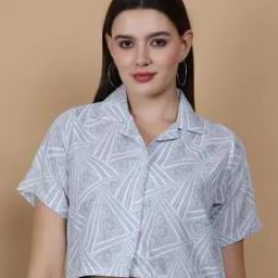 Women Regular Fit Shirt with Lapel Collar-image-19