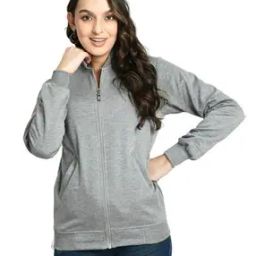 Zip-Front Track Jacket with Slip Pockets-image-93