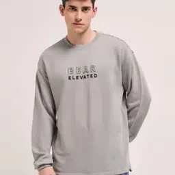 Men Typographic Print Sweatshirt-image-48