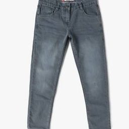 Girls Lightly Washed Regular Fit Jeans-image-26