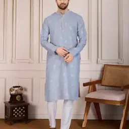 ekasya Men Regular Fit Printed Kurta-picture-36