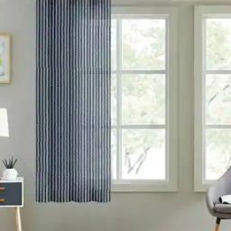 Single Sheer Window Curtain 59" x 45"-47