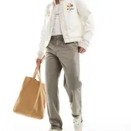 Relaxed Fit Pleat-Front Chinos-image-98