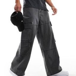 Baggy Fit Trousers with Oversized Pockets-image-69