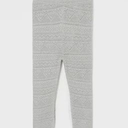 Girls Chevron Print Leggings with Elasticated Waistband-image-30