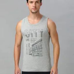 Men Graphic Print Sleeveless Vest-34