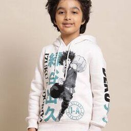 kidsville Boys Graphic Print Regular Fit Hoodie-picture-39