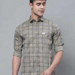 Man Checks Regular Fit Shirt-picture-33