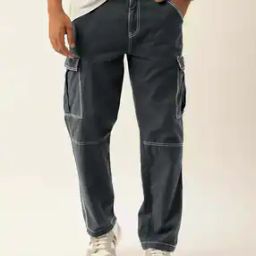 bene kleed Men Relaxed Fit Cargo Pants with Insert Pockets-picture-29