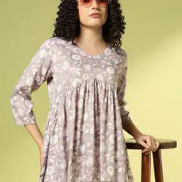 Women Floral Print Relaxed Fit Tunic-picture-53
