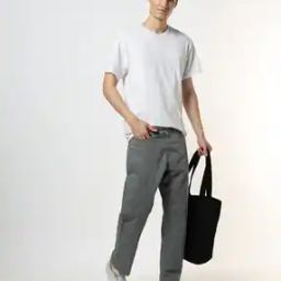Men Relaxed Fit Flat-Front Trousers-image-25