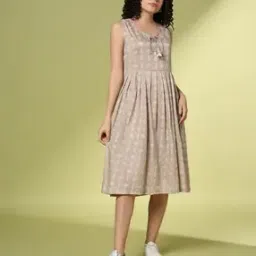 Women Printed A-Line Dress-picture-1
