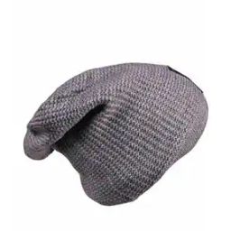 Women Knitted Beanie with Ribbed Hem-22