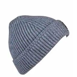 Women Ribbed Beanie with Upturned Hem-53