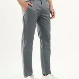 Men Mid-Rise Slim Fit Flat-Front Chinos-image-33