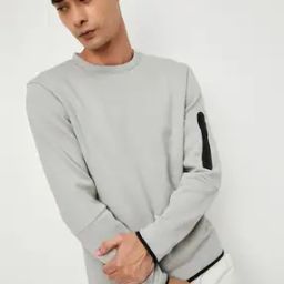 Men Regular Fit Crew-Neck Sweatshirt-picture-37