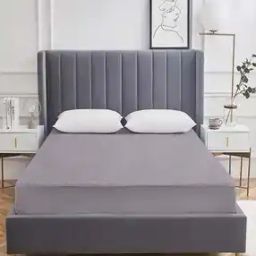 200 GSM Waterproof Breathable Fitted Queen-Size Mattress Protector-image-89