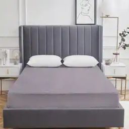 200 GSM Waterproof Breathable Fitted Queen-Size Mattress Protector-picture-20