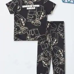 Boys Printed Sleepwear Set-picture-53