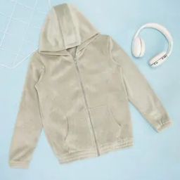 Girls Zip-Front Hooded Jacket-image-37