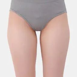 Ribbed Hipster Panties with Elasticated Waist-picture-19