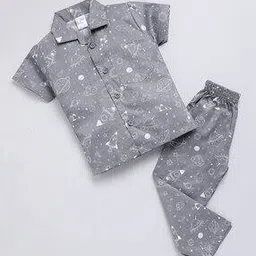 nauti kidz Boys Cartoon Nightsuit Set-picture-19