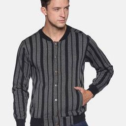 Striped Bomber Jacket-image-77