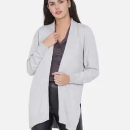 Front-Open Shrug with Side Slits-19