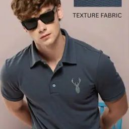 Men Regular Fit Polo T-Shirt with Short Sleeves-image-57