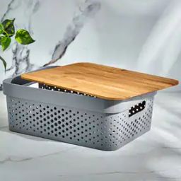 Regan Infinity Storage Basket with Bamboo Lid-47