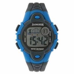 Unisex UV-Protected Digital Watch-NT87012PP03-34