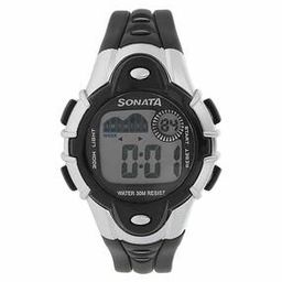Unisex UV-Protected Digital Watch-NT87012PP04-image-81