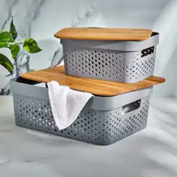 Regan Infinity Storage Basket with Bamboo Lid-17