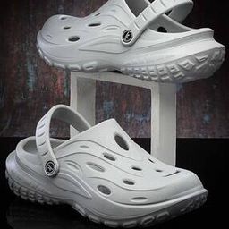 Men Perforated Slingback Clogs-15