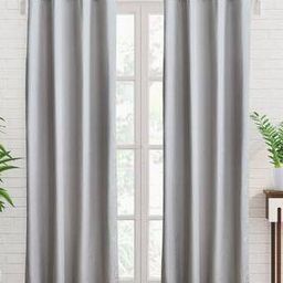 Arbor Set of 2 Jacquard Blackout Door Curtains-12