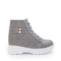 Women Ankle-Length Boots with Metallic Accent-image-76