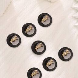 Set of 7 Terrific Tiger Buttons-picture-2
