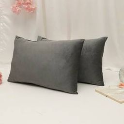 Set of 2 Wrinkle-Resistant Pillow Covers 27" x 17"-image-74
