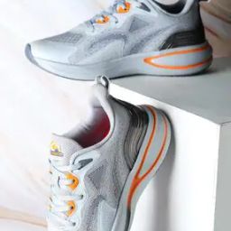 Men Round-Toe Sports Shoes with Lace Fastening-50