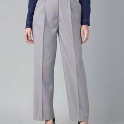 hancock Women Straight Fit Single-Pleat Trousers-picture-25